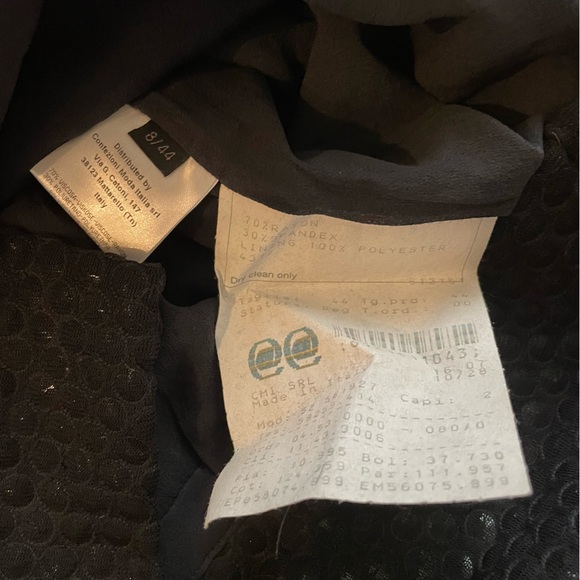 Calvin Klein Collection High-neck Elegant Black Sleeveless Dress - Picture 7 of 9